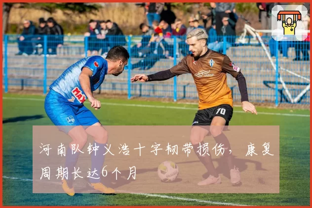 河南队钟义浩十字韧带损伤,康复周期长达6个月